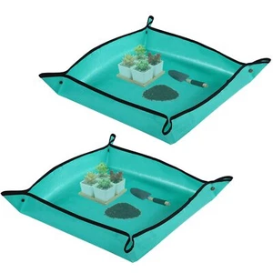 PE Plant Repotting Mat Waterproof Transplanting Mat Indoor Succulent Potting ... - Picture 1 of 8