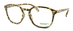 PUMA PU0080O 003 Men's Eyeglasses Frames 49-19-145 Brown / Beige - Picture 1 of 3