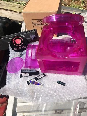 ICEDCUBE GAMECUBE outer Shell Transparent Purple ☂️🟣 - Image 1 of 4