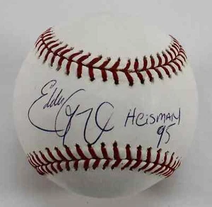Eddie George Signed ML Baseball Inscribed "Heisman 95" (TriStar) Ohio State R.B. - Picture 1 of 8