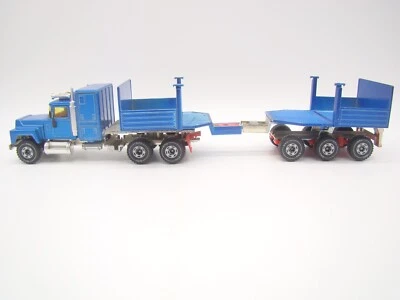 SIKU - 1/55 - 4013 - CAMION MACK SUPERLINER - TRANSPORTER ROADBRIDGE - ANCIEN - - Photo 1/4