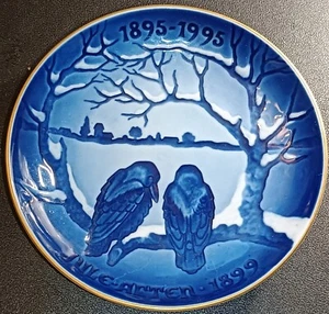 Bing & Grøndahl B&G Denmark The Centennial Collection Vögel Teller " The Crows " - Bild 1 von 3