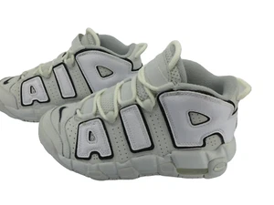 Nike Air More Uptempo GS Photon Dust Metallic Silver Sportschuhe Größe 4Y Neu - Bild 1 von 9