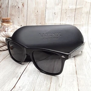 Luenx Unisex Black Polarized Sunglasses w/ Case -  2508 On My Way 54-18-142 - Picture 1 of 12
