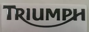 Adesivo resinato 3D scritta Triumph - Zdjęcie 1 z 4