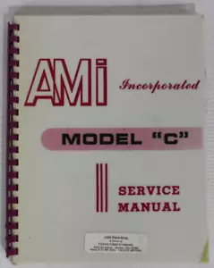 AMi Model C Jukebox Service Manual, Reprint - Bild 1 von 1