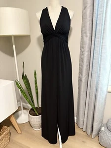 NEW! White House Black Market Sleeveless Maxi Black Dress Gown Size 4 MSRP $158 - Picture 1 of 9