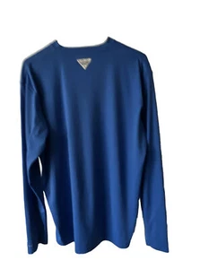 Blue Columbia PFG performance fishing gear long sleeve large T-shirt - Picture 1 of 14
