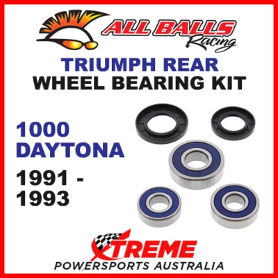 Kit de cojinete de rueda trasera All Balls 25-1586 Triumph 1000 Daytona 1991-1993 Foto 1 de 2