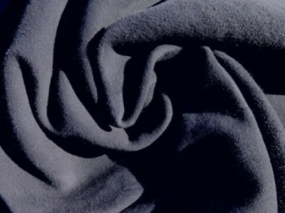 lambskin Suede leather hide Navy Blue butter soft drapey - Image 1 of 3