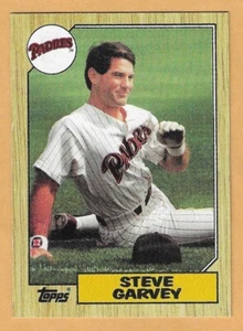 Steve Garvey San Diego Padres #100 - Topps casi nuevo-como nuevo 1987 - Imagen 1 de 2