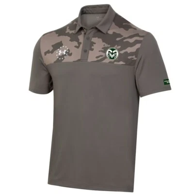 Under Armour Mens Colorado State Military Appreciation Polo Jersey Shirt Large L - Image 1 of 4