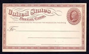 US 1873 FIRST POST CARD ISSUE PROOF WITHOUT WATERMARK SC. #UX1 ON BUFF - Picture 1 of 2
