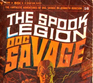 Doc Savage 1st Print The Spook Legion Paperback Pocket Book Bantam Robeson #16 - Bild 1 von 4