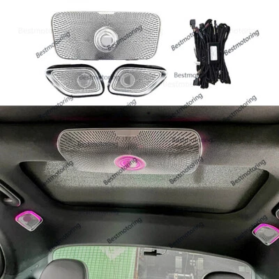 Luces ambientales de altavoz de techo trasero 3 piezas para Mercedes-Benz Clase S W223 2021-2025 Foto 1 de 4