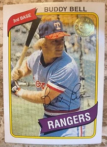Buddy Bell 3rd Base Topps Shoe Box Collection 2003 Rangers Baseball Card - Picture 1 of 2