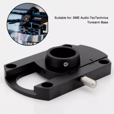 2PCS SME Conversion Arm Plate Inner Hole 20/22MM Metal Tonearm Phono Replacement - Image 1 of 4