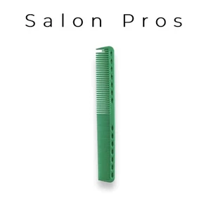YS Park Style Cutting Comb Carbon Fibre Barber Hairdresser Salon Comb Green