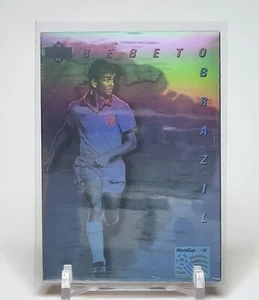1993 Upper Deck World Cup 94' Preview English Bebeto Hologram - Picture 1 of 2