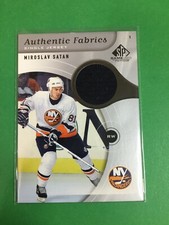 F146,945  2005-06 SP Game Used Authentic Fabrics #AFSA Miroslav Satan ISLANDERS
