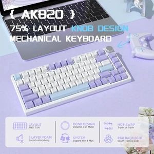 AJAZZ AK820 Kabelgebundene mechanische programmierbare Hot-Swap-Tastatur - Bild 1 von 69