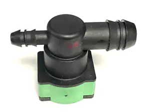 Fuel Line Vapor Branch Tee Quick Connector 1/4 In x 1/2 In Barbed Nylon Black - Picture 1 of 4