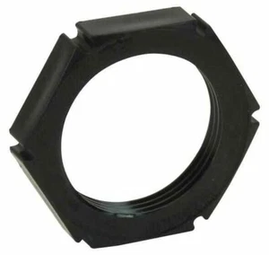 WISKA - EMUG 12 Locknuts, Polyamide M12 Black 10 Pack - Picture 1 of 1