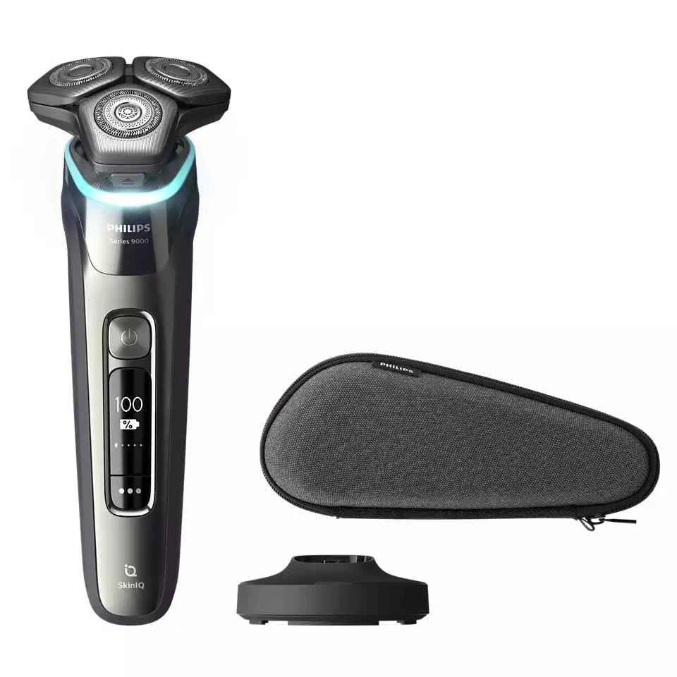 Philips Rasierer Series 9000 Nass- u. Trockenrasierer mit SkinIQ S9974/35