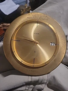 Jaeger Le Coultre travel alarm Date desk clock 383 ~ In good working order - Picture 1 of 1