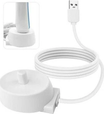 TEASHOW Für Oral B Elektrische Zahnbürste Ladegerät USB Stecker für Braun Pro 3 iO3 iO4 iO5 iO6