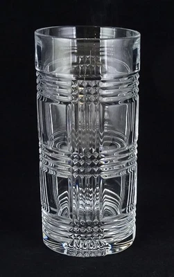 Cristal Highball firmado Ralph Lauren RLL Glen a cuadros excelente estado Foto 1 de 4