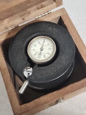 Vibrómetro Starrett Nº De Colección 192 en caja de madera original *BUEN ESTADO DE FUNCIONAMIENTO* Foto 1 de 4