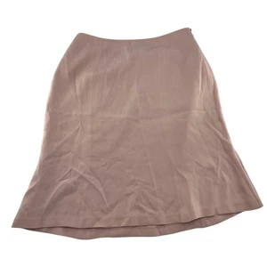 Talbots Silk Skirt Womens Size 12 Pink Knee Length Career Lightweight Cottage - Picture 1 of 7