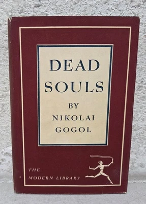 Nikolai Gogol Dead Souls Modern Library Hardcover Book 1936 DJ Chichikov Russian - Image 1 of 4