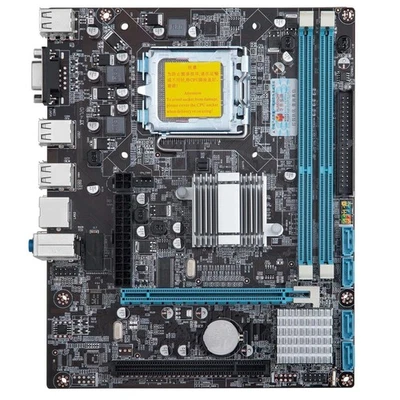 SCHEDA MADRE G41 LGA 775 771 MICRO-ATX  2 X DDR3 MAX 8GB PCI CORE 2 DUO CELERON - Immagine 1 di 3