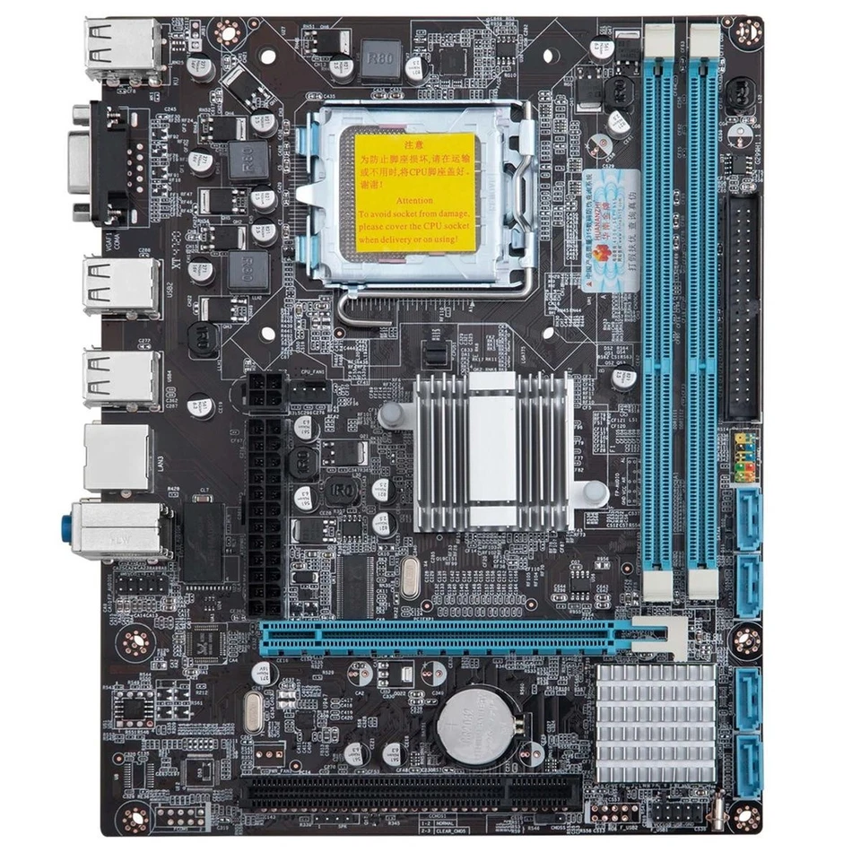 SCHEDA MADRE G41 LGA 775 771 MICRO-ATX  2 X DDR3 MAX 8GB PCI CORE 2 DUO CELERON - Immagine 1 di 3