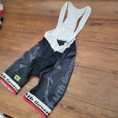 Ale Cycling Hombre XL? Culotte con tirantes Italia 7" 16,5" (6,5/10) Vintage Foto 1 de 4