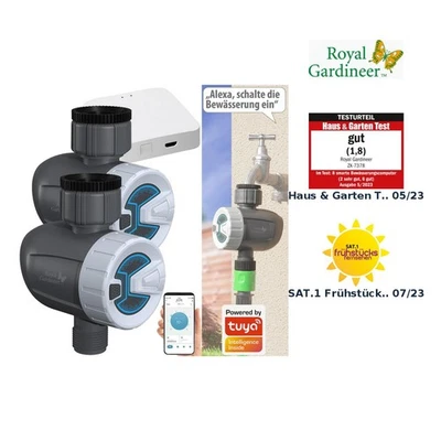 2 smarte programmierbare Bewässerungscomputer mit WLAN-Gateway & App - Bild 1 von 4