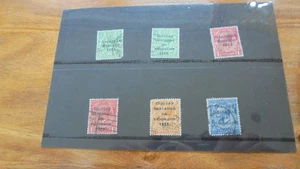 6 USED IRELAND 1922 POSTAGE STAMPS WITH OVERPRINTING - Picture 1 of 1