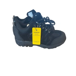 Tosafzxy Zapatos de Trabajo y Seguridad Puntera de Acero Talla 9 Color Negro, NUEVO con Etiquetas - Imagen 1 de 8
