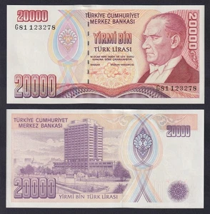 Banconota Turchia 20000 lira 1970 (1995) P.-202 FDS/UNC - Imagen 1 de 1