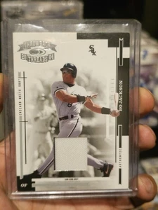 2004 Throwback Threads Bo Jackson Game Used Jersey Card #002/100 White Sox - Picture 1 of 6