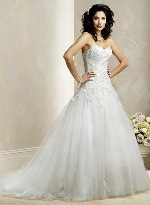 Elegant Lace Wedding Dresses Size 6 8 10 12 14 16 18 Custom Made - Image 1 of 4