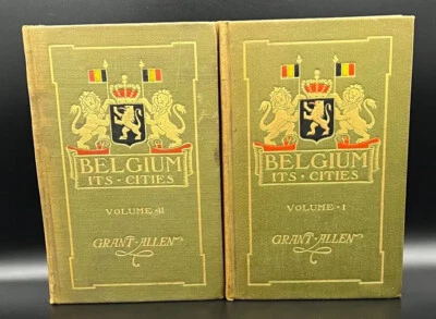 Belgium Its Cities Vol 1 and Vol 2 - Grant Allen - Image 1 of 4