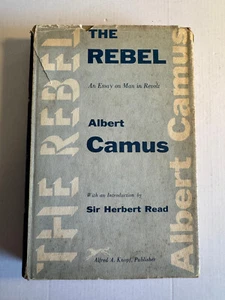 The Rebel Albert Camus HCDJ 1954 Good Alfred A Knopf Cloth Covers Vintage - Bild 1 von 12