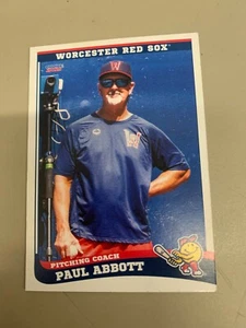 Paul Abbott 2021 Worcester Red Sox Team Card - Picture 1 of 1