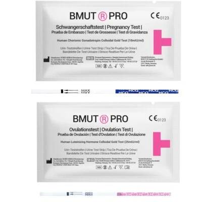 30 Ovulationstest Streifen (25miu) + 10x Schwangerschaftstest (10miu) – OPTIMAL - Bild 1 von 4
