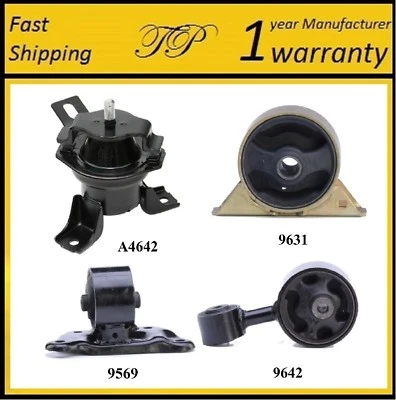 4 PCS MOTOR & TRANS MOUNT FOR 2003-2006 Mitsubishi Outlander 2.4L 4WD - Auto - Image 1 of 4