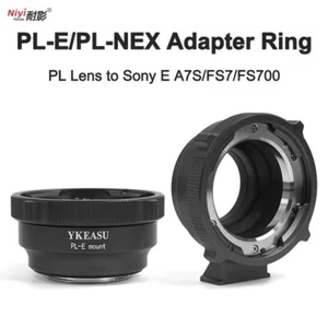 PL-E PL-NEX Lens Adapter Ring for Arri PL Cine Lens to Sony E NEX-Mount Camera - Picture 1 of 10