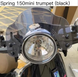 nuevo para vespa Primavera 150 Mini pavo real moto pantalla pequeño parabrisas - Imagen 1 de 7